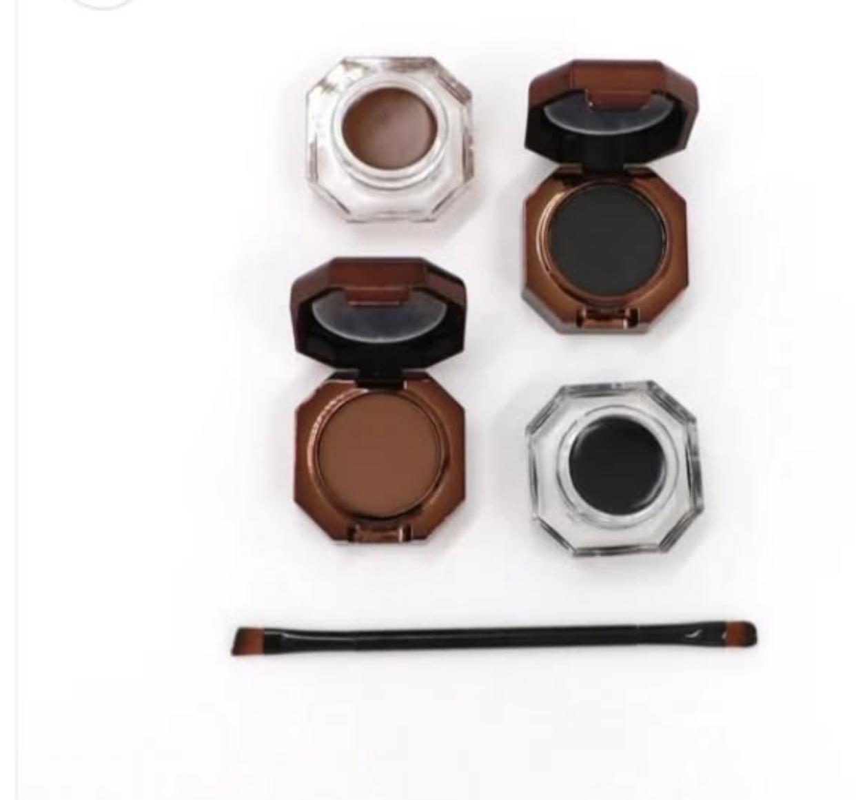 XNX 4-In-1 Gel Liner & Eyebrow kit-Black & Brown