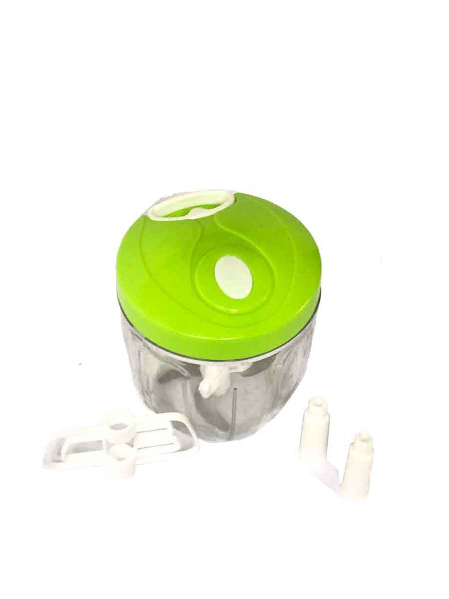 Techmanistan Hand Held Manual Food Chopper, Hand Pull Food Chopper, Vegetables Chopper, Manual Pull Rope Food Vegetable Blender Chopper Hand Held Pulling Slicer Mincer, Fryer