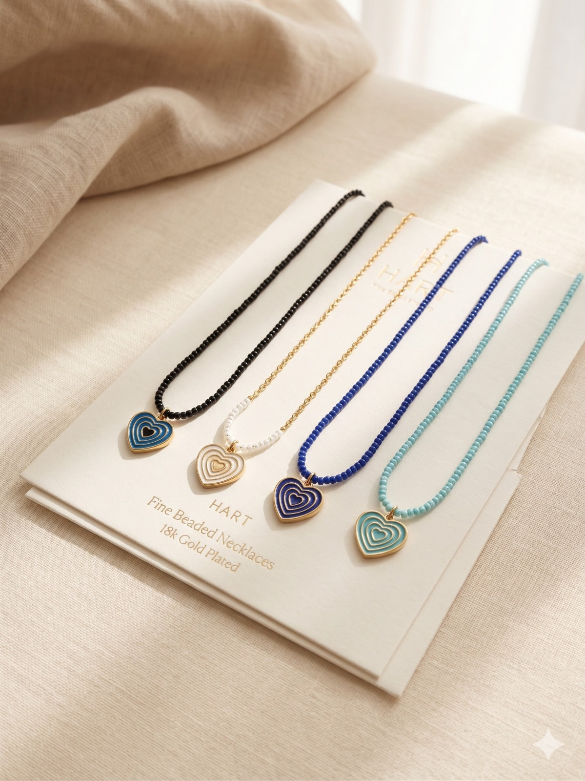 Beaded Heart Necklaces (HART Collection)