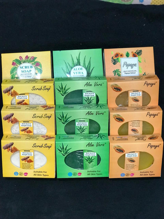 Anti Acny and Skin Lightening Herbal soaps
