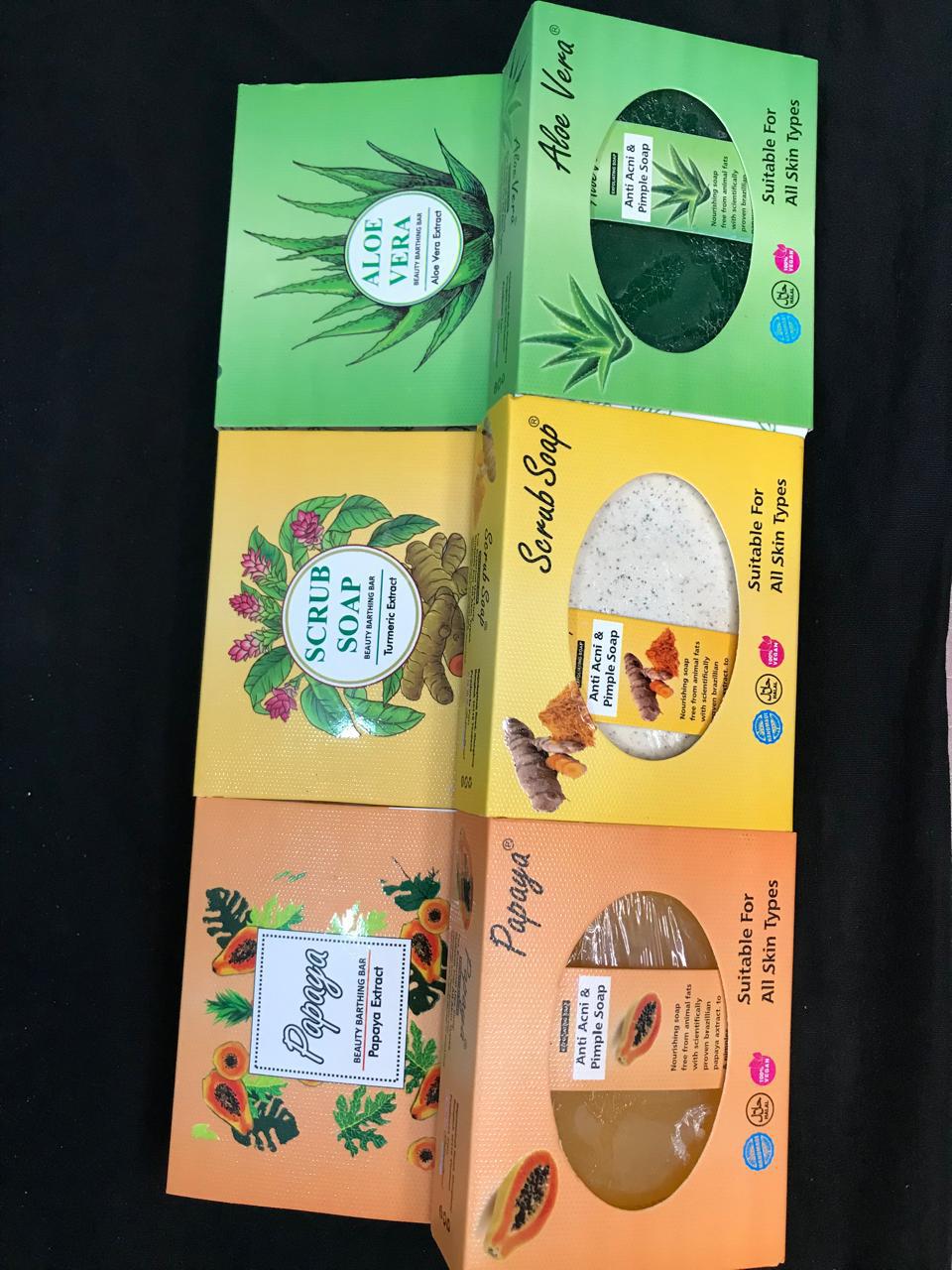 Anti Acny and Skin Lightening Herbal soaps