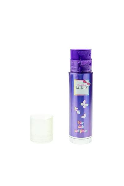 Hair chalk with glitter