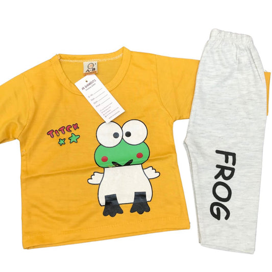 Imported summer cotton suit for baby Boys of 1 year (available in 3 color)