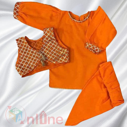 2pc elegant gotta Patti dress for baby girl premium cotton stuff sizes available for 1-5year