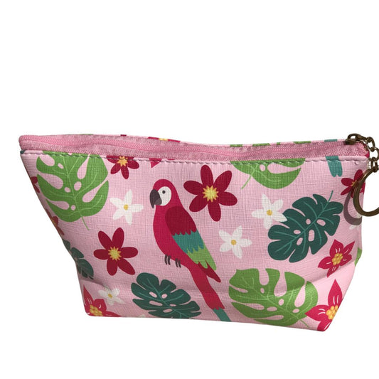 Cute Pink Floral vanity bag