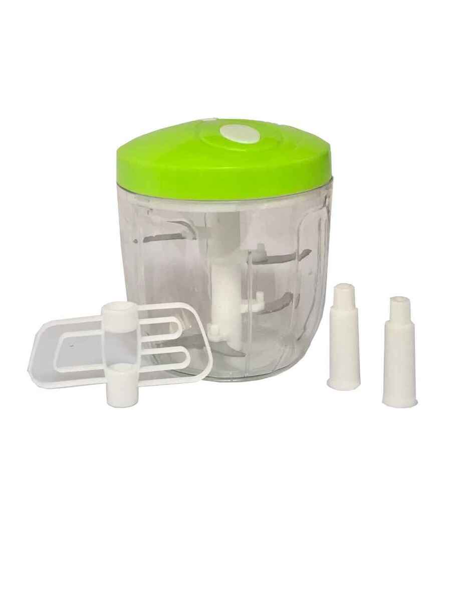 Techmanistan Hand Held Manual Food Chopper, Hand Pull Food Chopper, Vegetables Chopper, Manual Pull Rope Food Vegetable Blender Chopper Hand Held Pulling Slicer Mincer, Fryer