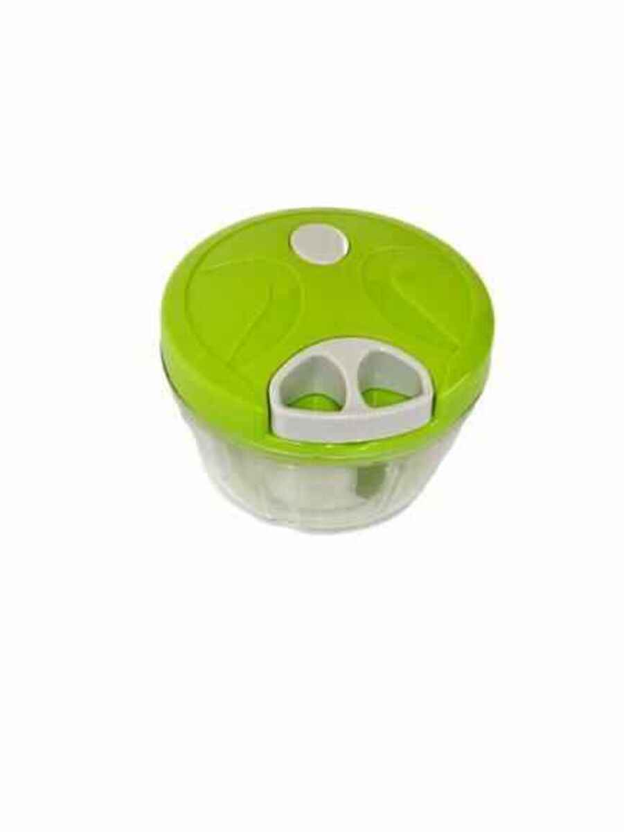 Techmanistan Hand Held Manual Food Chopper, Hand Pull Food Chopper, Vegetables Chopper, Manual Pull Rope Food Vegetable Blender Chopper Hand Held Pulling Slicer Mincer, Fryer