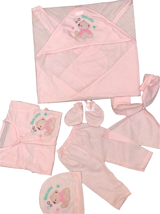 7pcs gift set for new born of 0-4months
